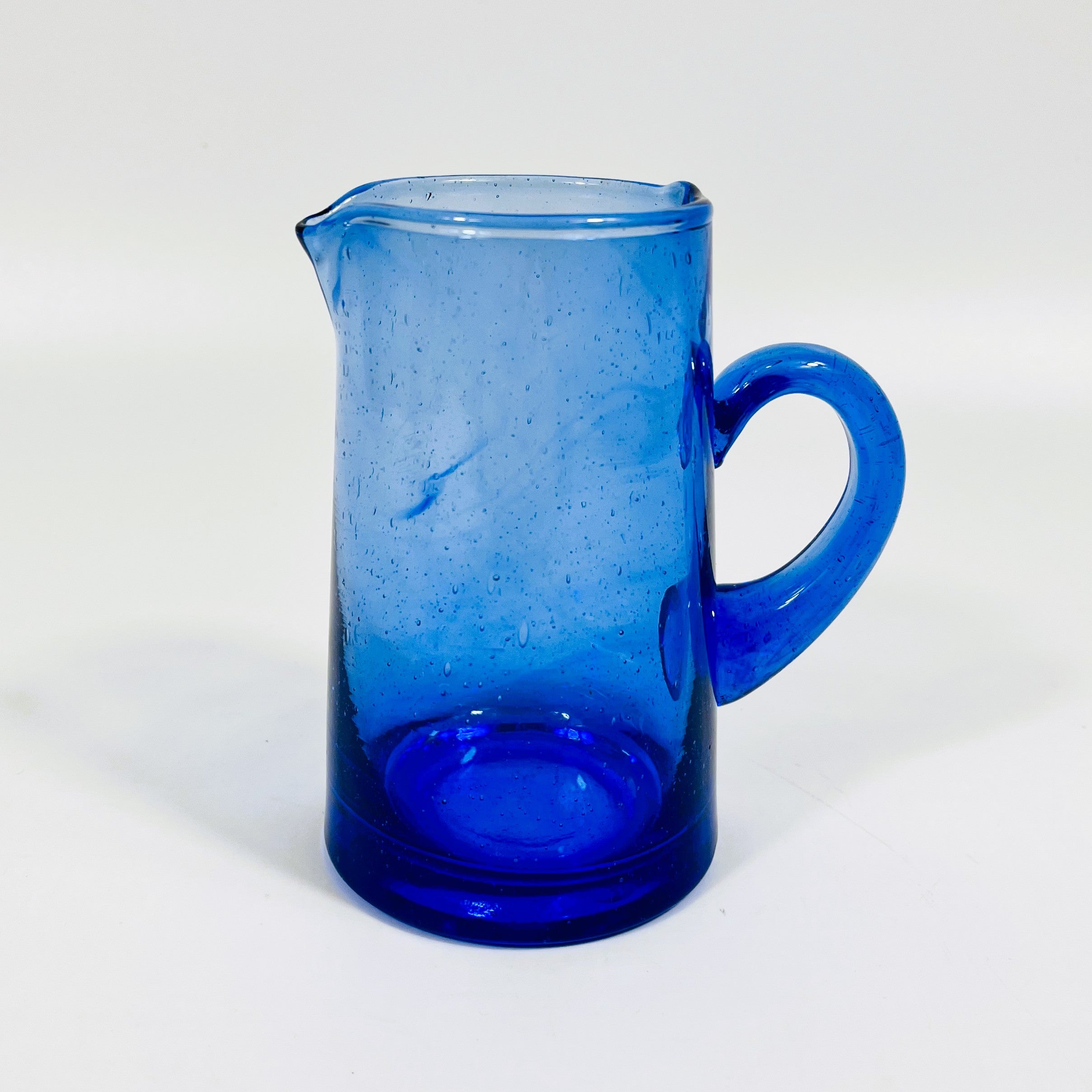 Moroccan Handmade Recycled Glass Petit Jug 300ml