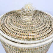 Moroccan Handmade Storage Baskets with Lid