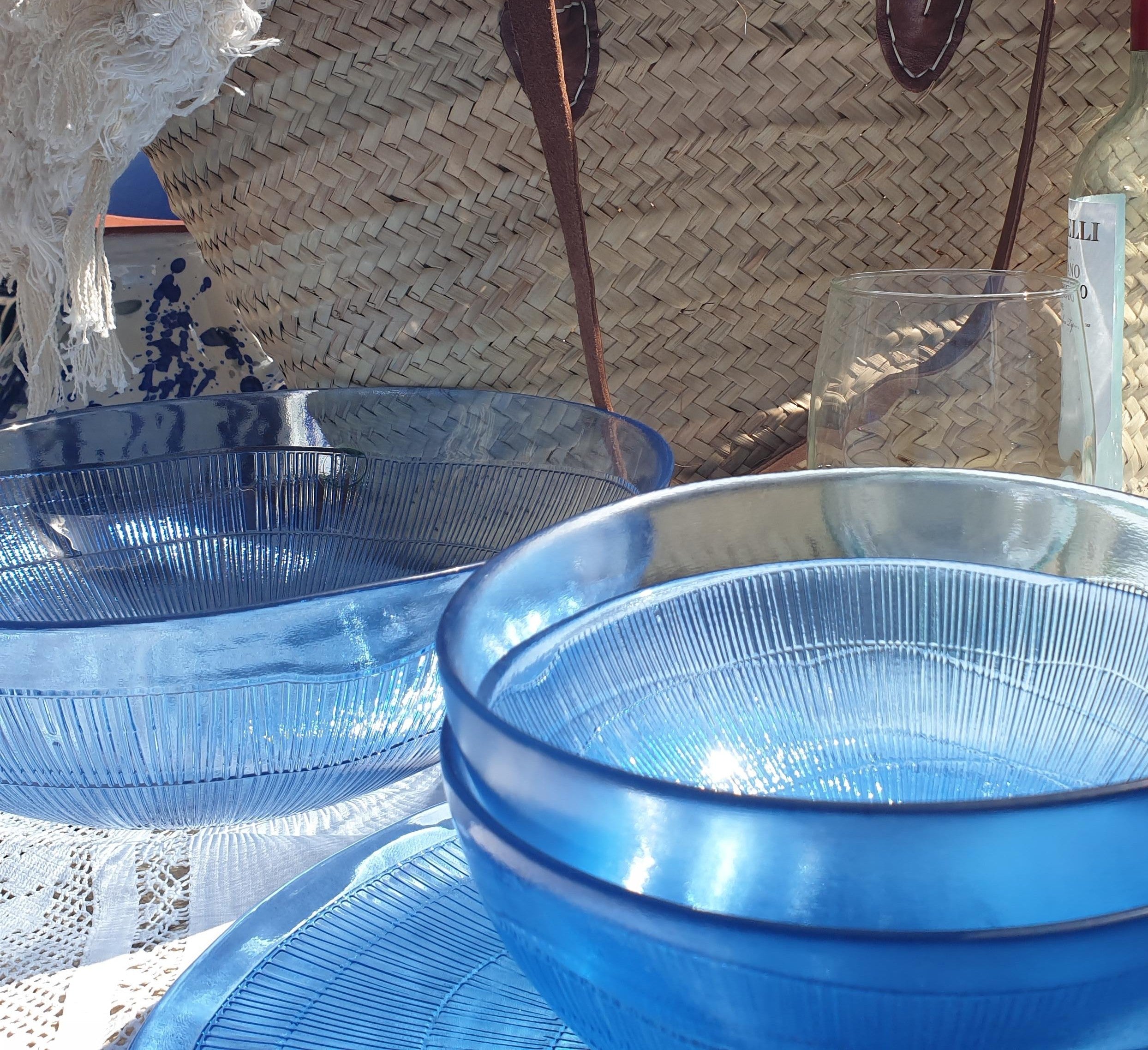Recycled Glass Zenda Bowl 29cm