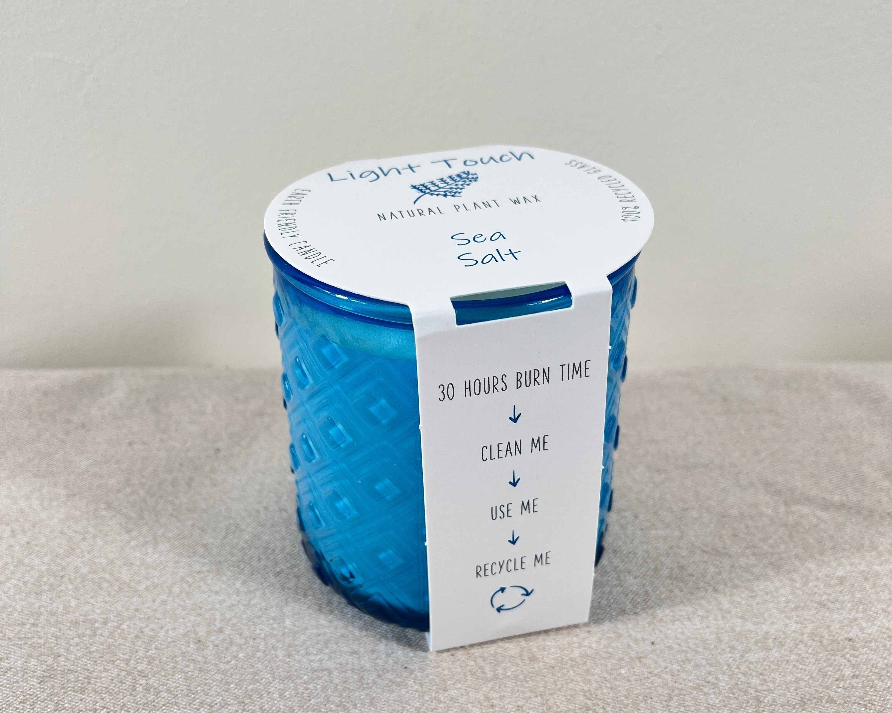 Eco-Friendly Candles: Hand-Poured Natural Wax in 100% Recycled Glass