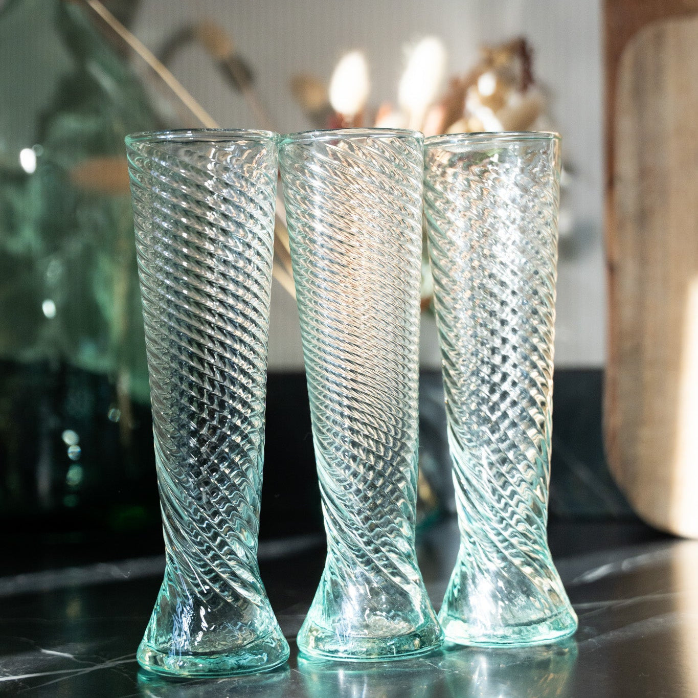 Recycled Stem Glassware