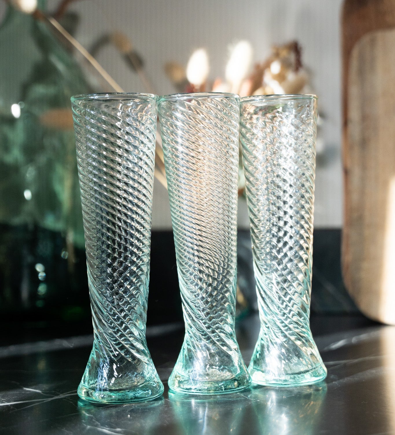 Recycled Stem Glassware