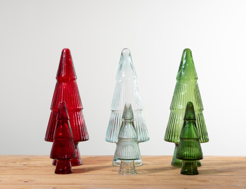 Recycled Glass Christmas Decorations