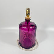 Recycled Glass 29cm Apothecary Lamp
