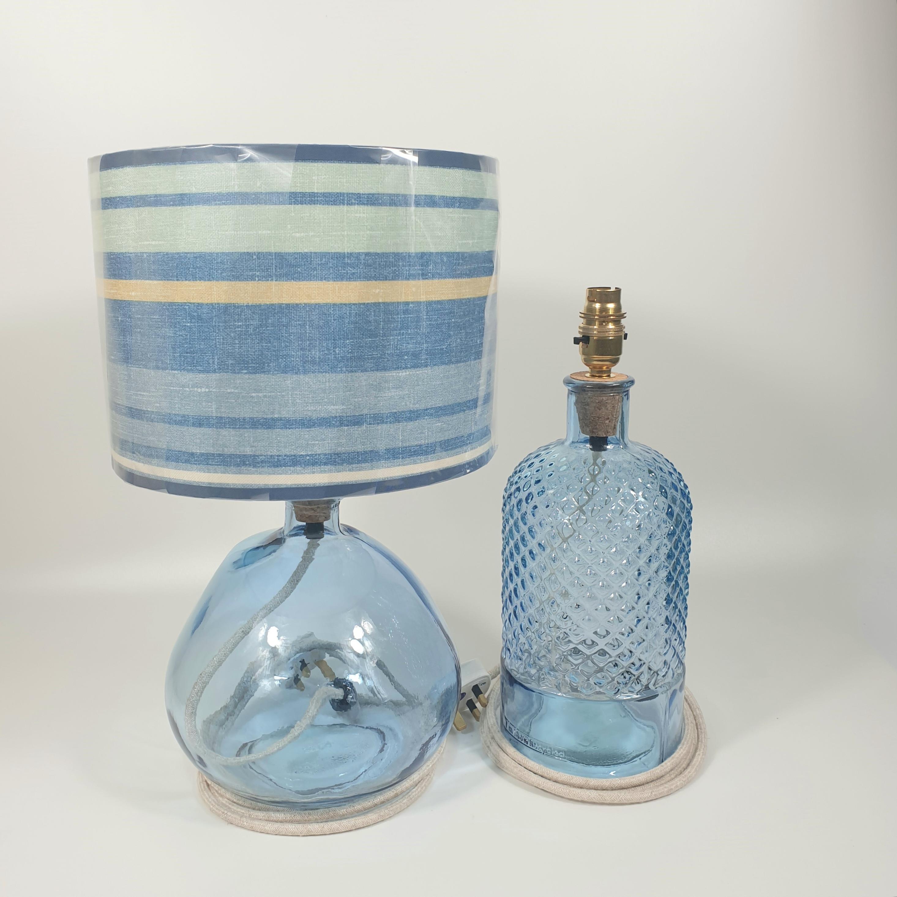 Limited Edition Blue Stripe Shade 10" only
