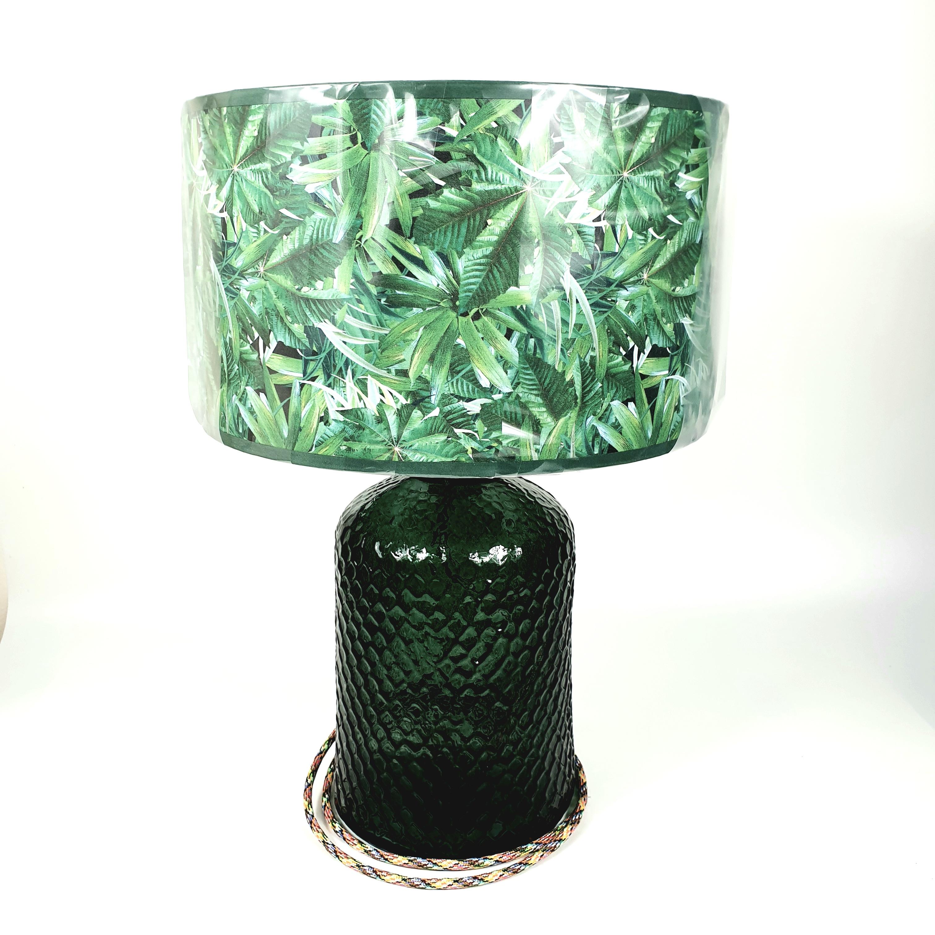 Limited Edition Green Leaf Lampshade