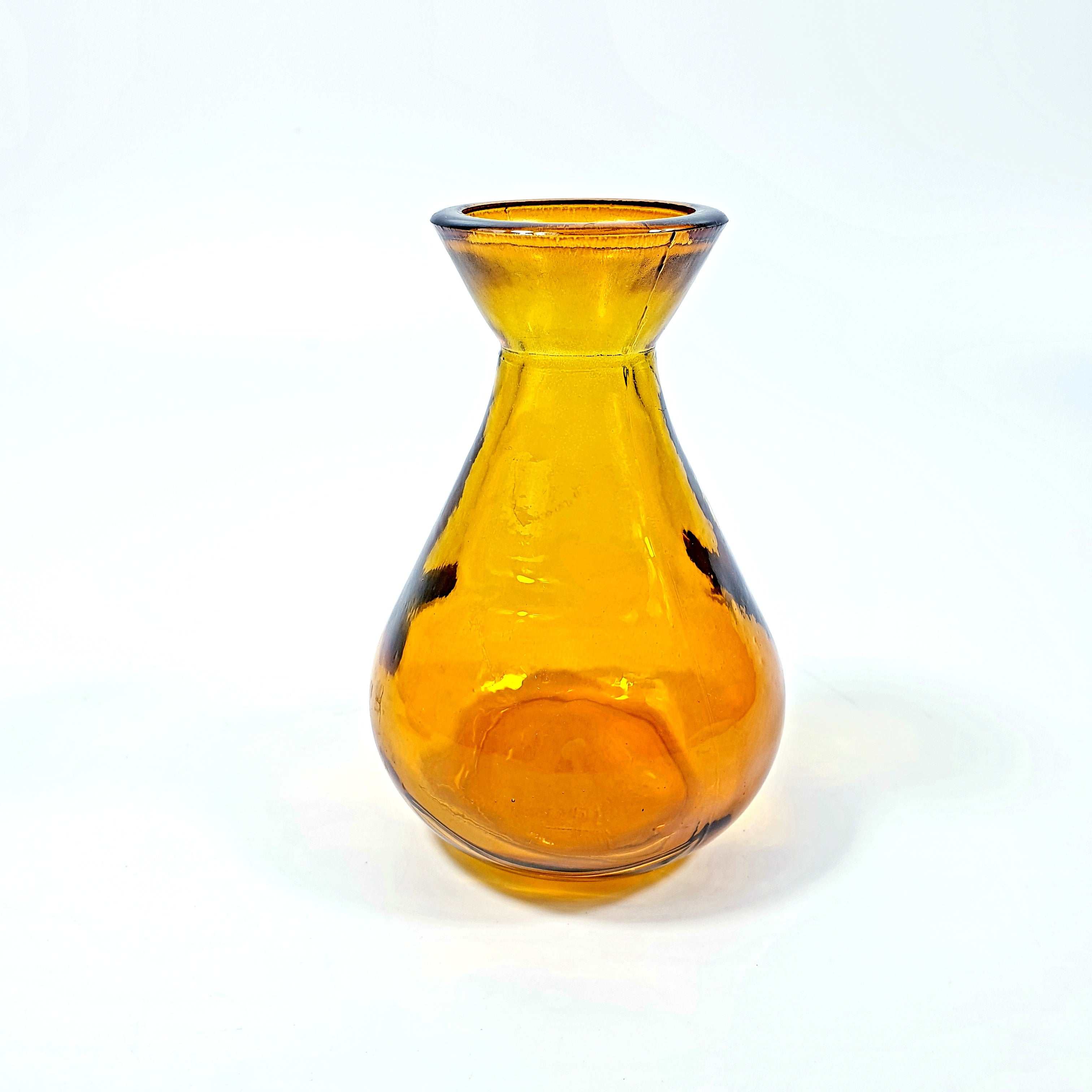 Recycled glass "Adra" bud vase 11cm