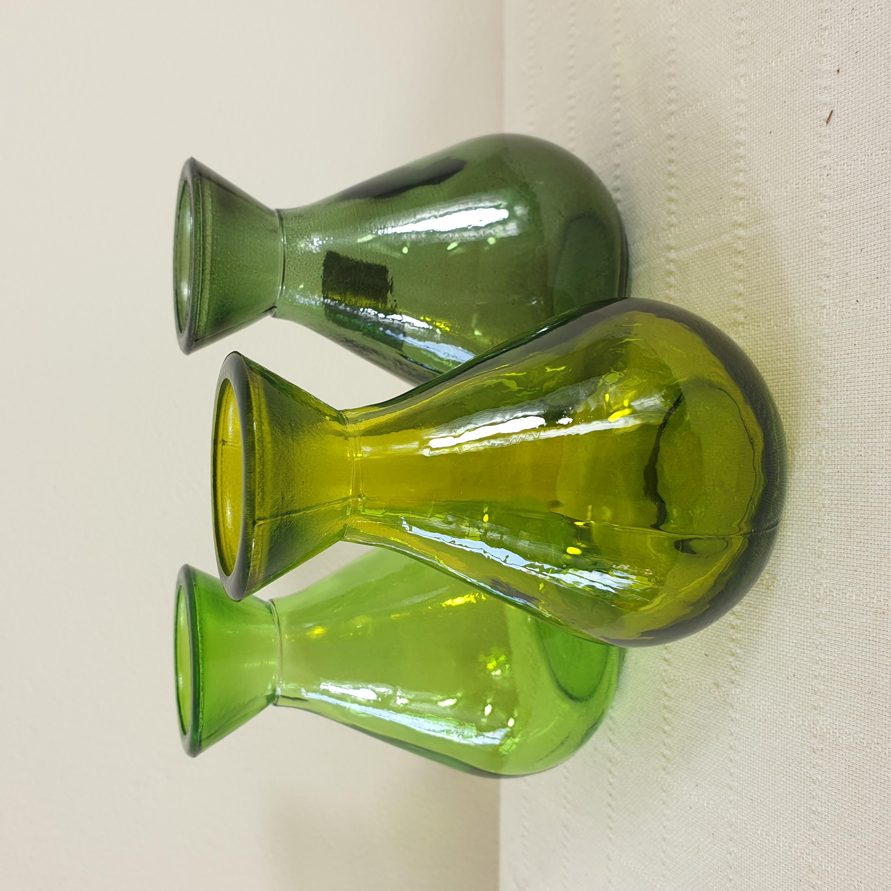 Recycled glass "Adra" bud vase 11cm