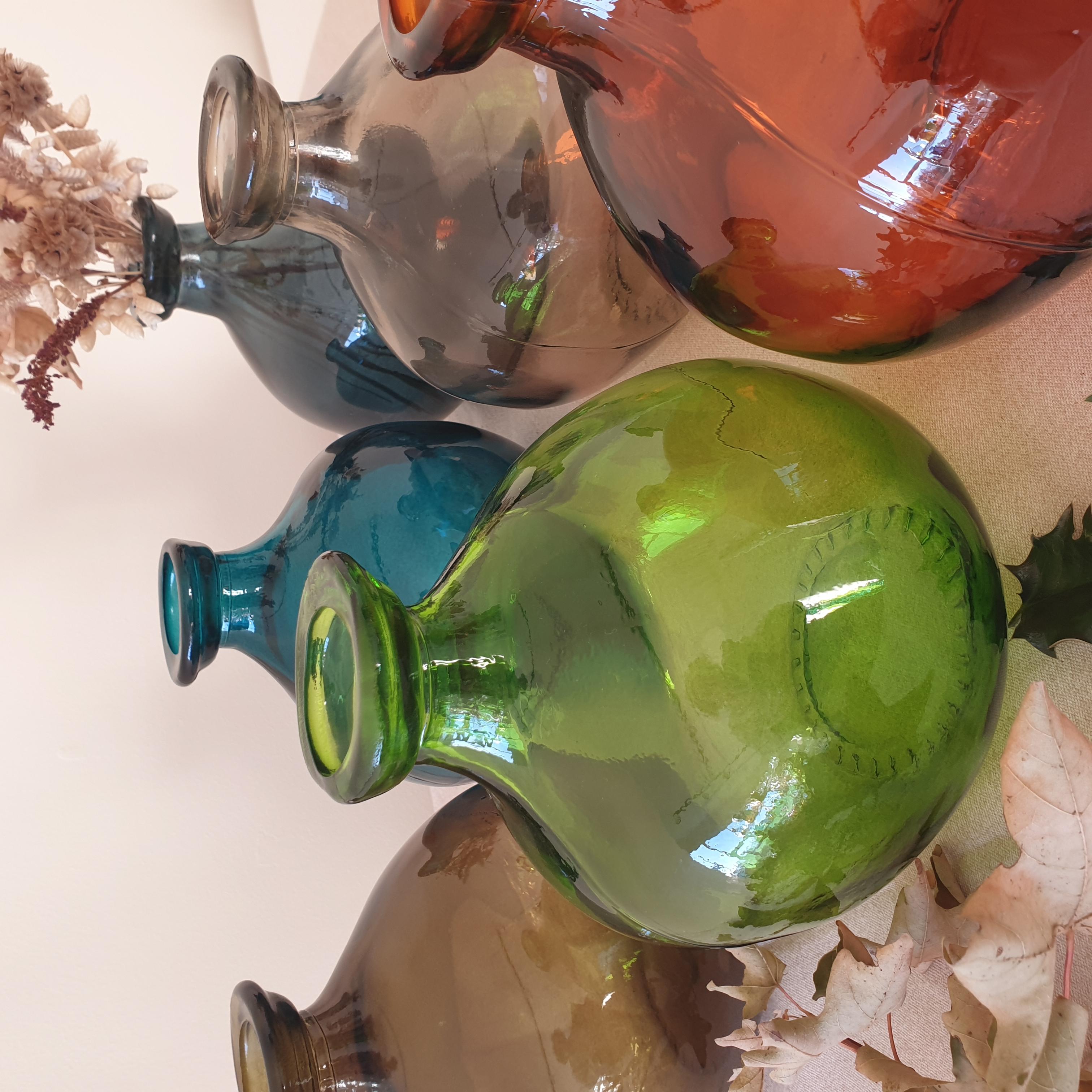 Recycled Glass Simplicity Blown Glass Vase 18cm