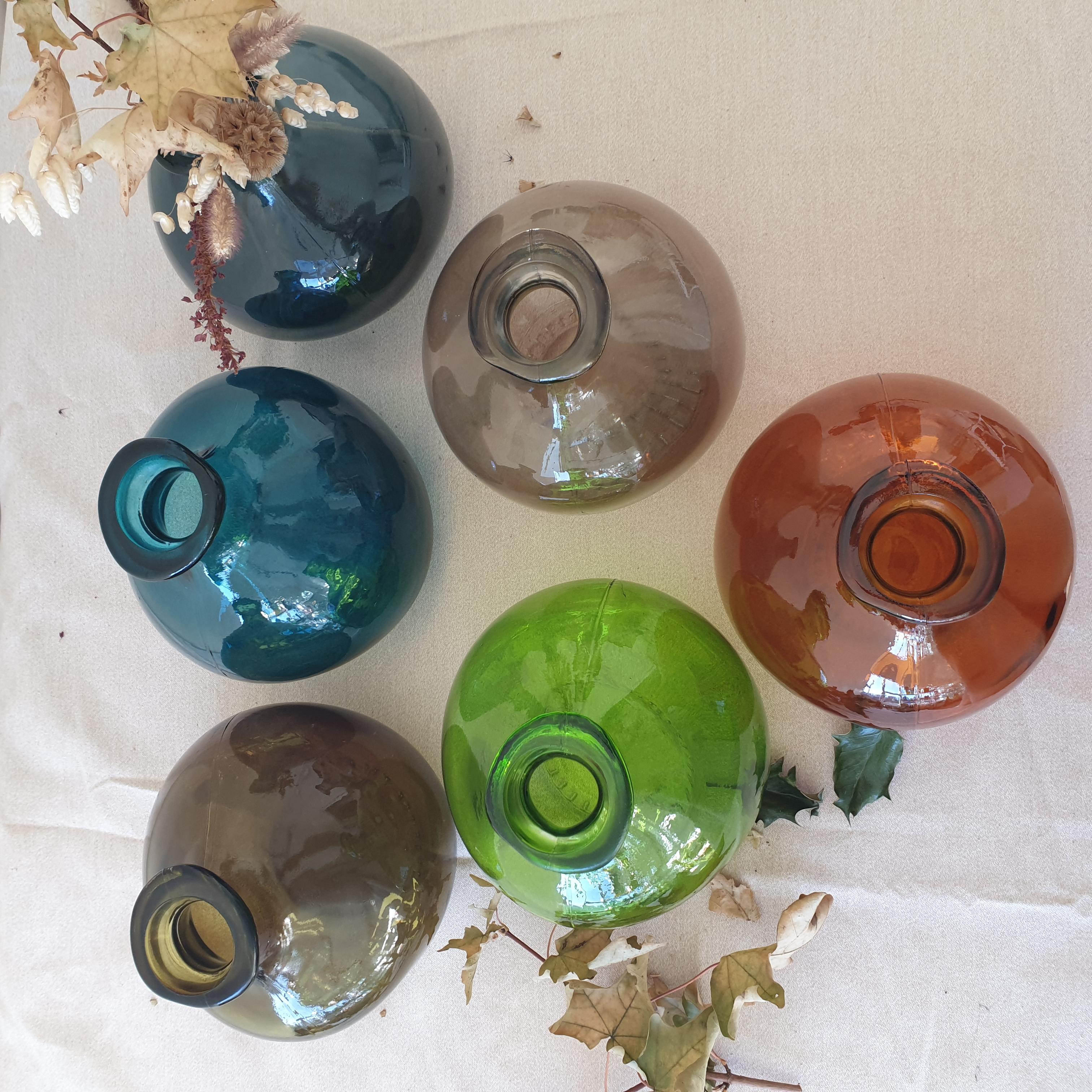 Recycled Glass Simplicity Blown Glass Vase 18cm