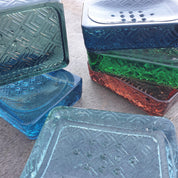 Rectangular Recycled Glass Soap Dish