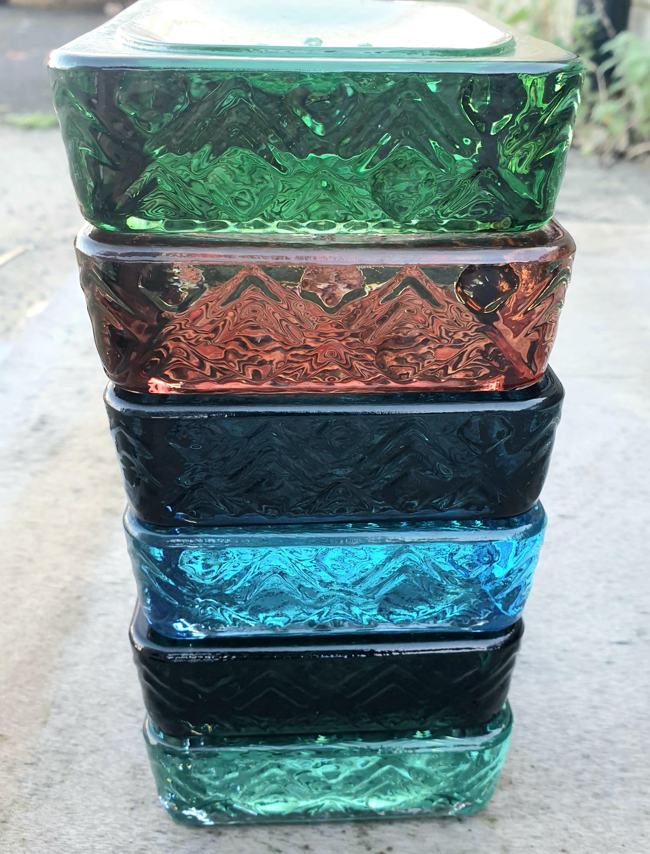 Rectangular Recycled Glass Soap Dish