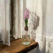 Recycled Glass Hourglass vase 25cm
