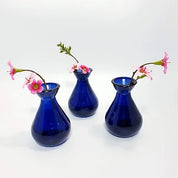 Recycled glass "Adra" bud vase 11cm