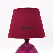 Handmade Contrast Trim"Calico" Fabric Drum Shade