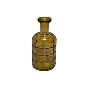 Recycled Glass Graphic Bottle Vase 19cm