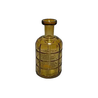 Recycled Glass Graphic Bottle Vase 19cm
