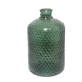 Recycled Glass Rustic Honeycomb Vase 31cm