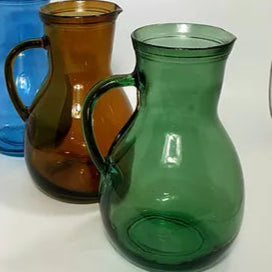 Recycled Glass Tall Coloured Jug 2.3 Litre