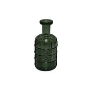 Recycled Glass Graphic Bottle Vase 19cm