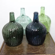 Recycled Glass Rustic Ripple Vase 30cm