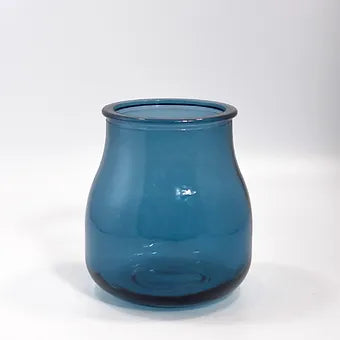 Recycled Glass Jar Vase 15cm