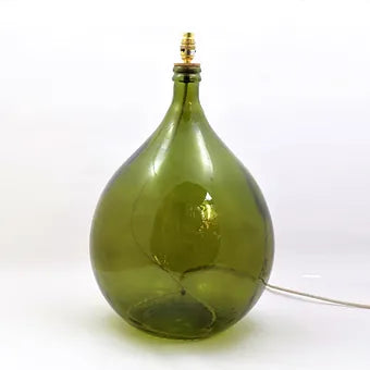 62cm Garrafa Recycled Glass Lamp