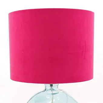 Handmade "Raspberry" Fabric Shade (B64)