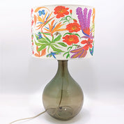 Bright Flowers Printed Drum Shade 10"to 18"