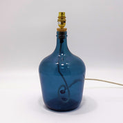 36cm Garrafa Recycled Glass Demijohn Lamp