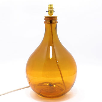 49cm Garrafa Recycled Glass Bottle Lamp