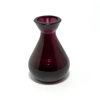 Recycled glass "Adra" bud vase 11cm