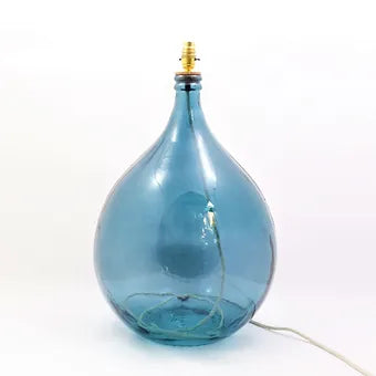 62cm Garrafa Recycled Glass Lamp