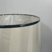 Handmade Contrast trim"Calico" Fabric French Drum Shade