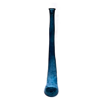 Recycled Glass Blown Glass Vase 120cm Jarron
