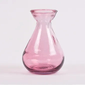 Recycled glass "Adra" bud vase 11cm