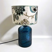 37cm Recycled Glass Honeycomb Lamp