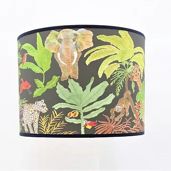 Jungle Printed Drum Shade 10"to 18"