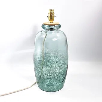 41cm Martos "Ombre" Recycled Glass Lamp