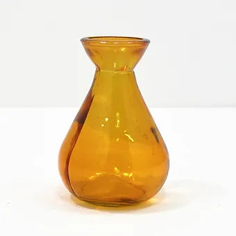 Recycled glass "Adra" bud vase 11cm