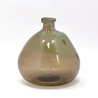 Recycled Glass Large Simplicity Blown Glass Vase 33cm