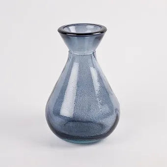 Recycled glass "Adra" bud vase 11cm