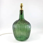 Recycled Glass Ripple Lamp 36cm