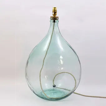 62cm Garrafa Recycled Glass Lamp