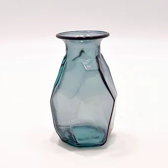 Recycled Glass Origami Vase 16cm