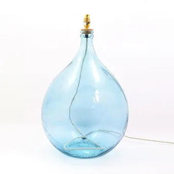 62cm Garrafa Recycled Glass Lamp