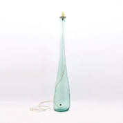 126cm Jarron Blues Recycled Glass Floor Lamp