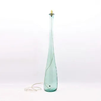 126cm Jarron Blues Recycled Glass Floor Lamp