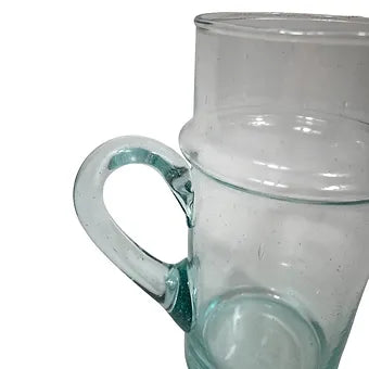 Moroccan Handmade Recycled Glass 1 litre Jug