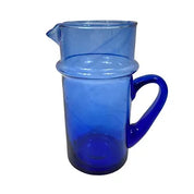 Moroccan Handmade Recycled Glass 1 litre Jug